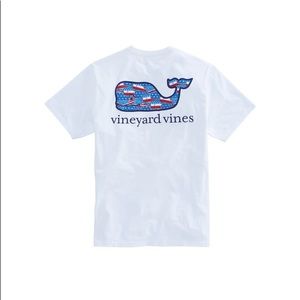 NWT Vineyard Vines Whaley USA Pocket T-shirt SZ L